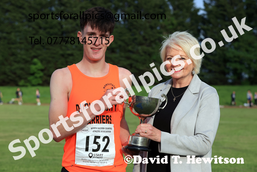 Jimmy Hedley 800 metres, 2026 NEGP 2, Monkton Stadium, Wednesday, May 27th. Photo: David T. Hewitson/Sports for All Pics